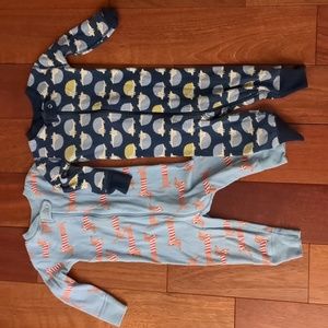 Hanna Andersson Toddler Zipper Pajamas